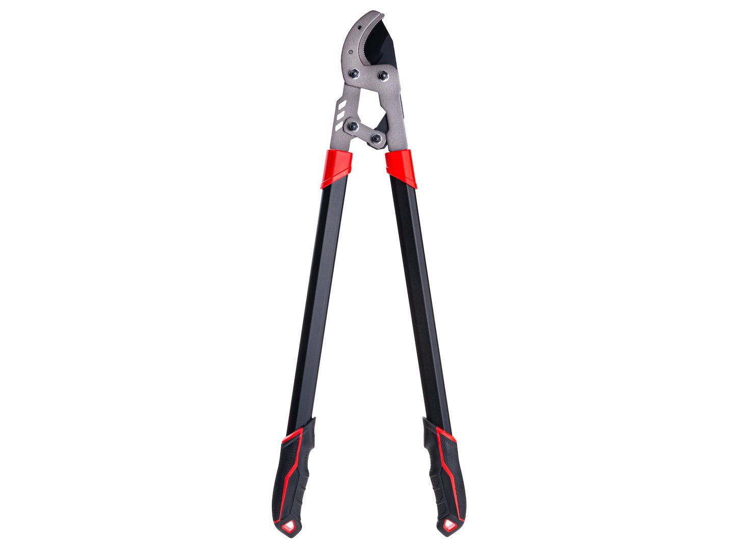 Branch pruner with ratchet and anvil blade, 790 mm, 65Mn PTFE