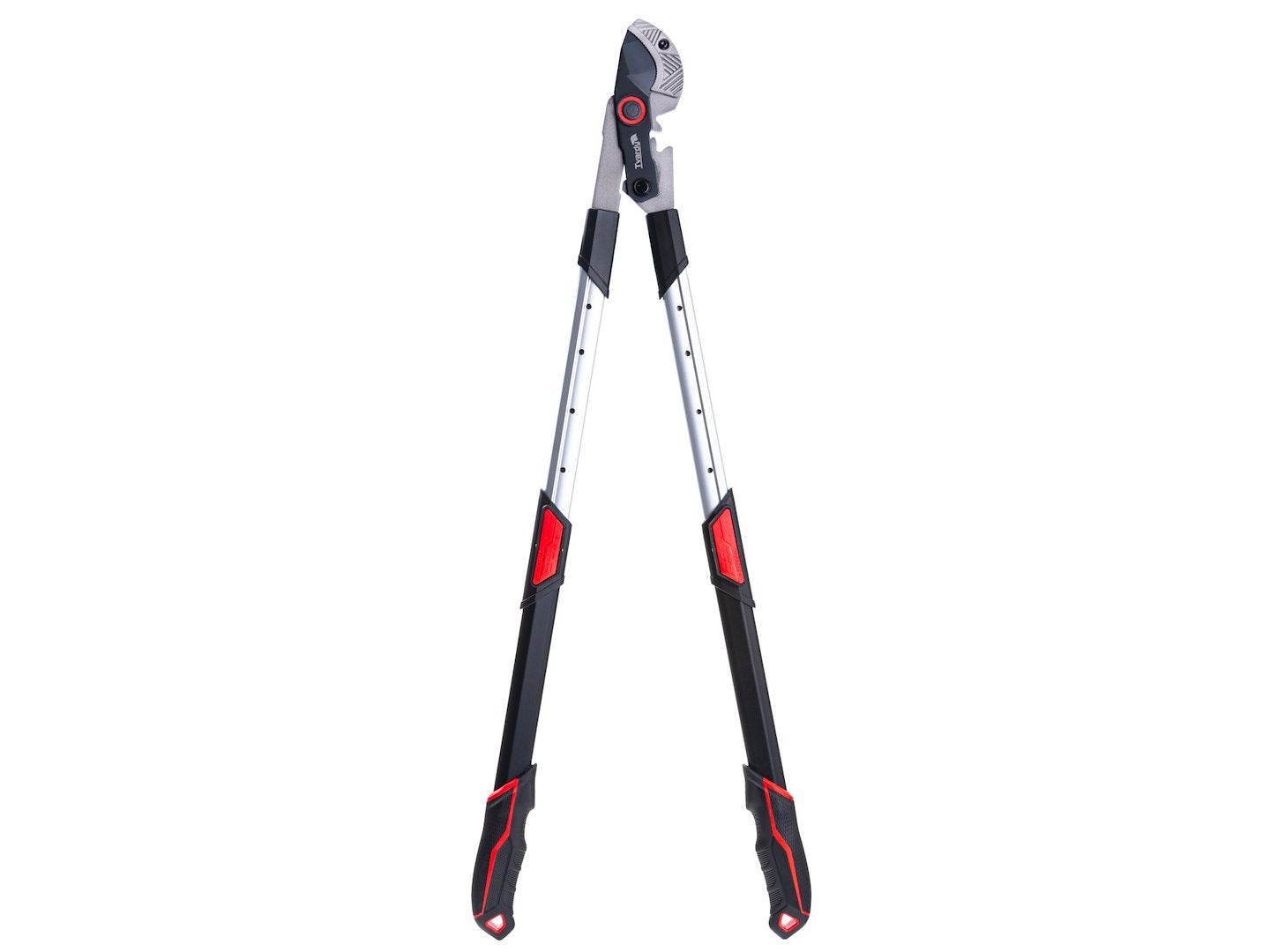 Telescopic branch pruner with anvil blade, 715–955 mm, 65Mn PTFE
