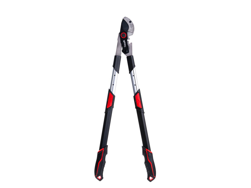 Telescopic branch pruner with anvil blade, 715–955 mm, 65Mn PTFE