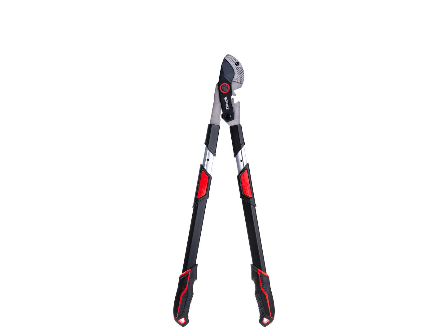 Telescopic branch pruner with anvil blade, 715–955 mm, 65Mn PTFE