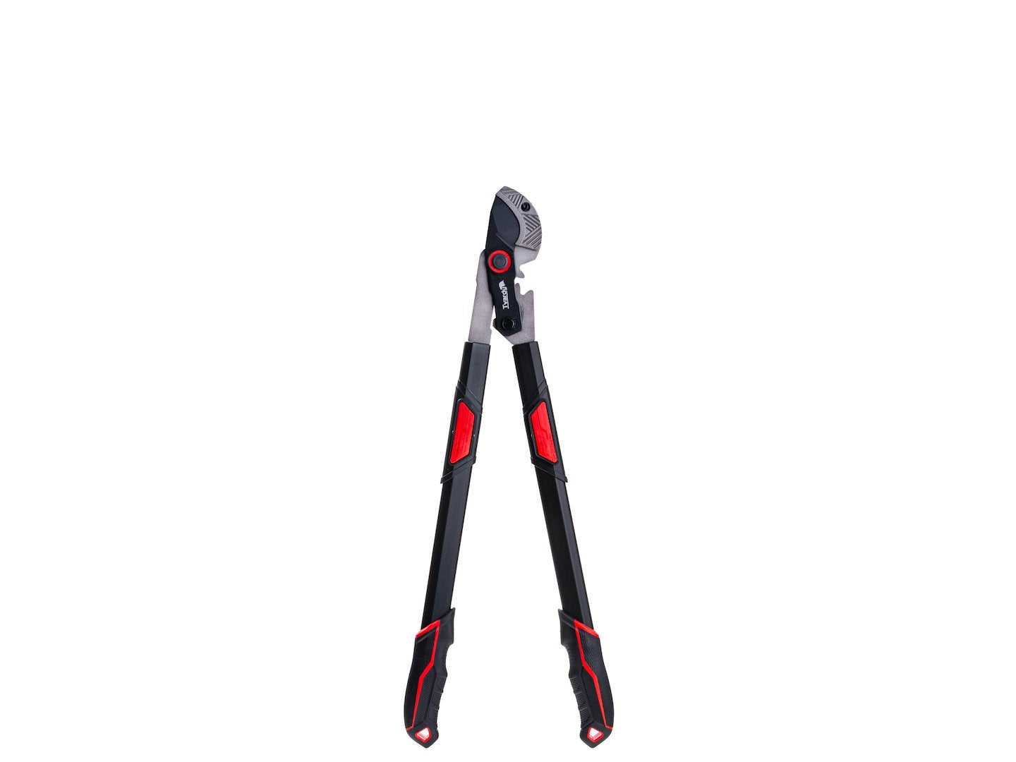 Telescopic branch pruner with anvil blade, 715–955 mm, 65Mn PTFE