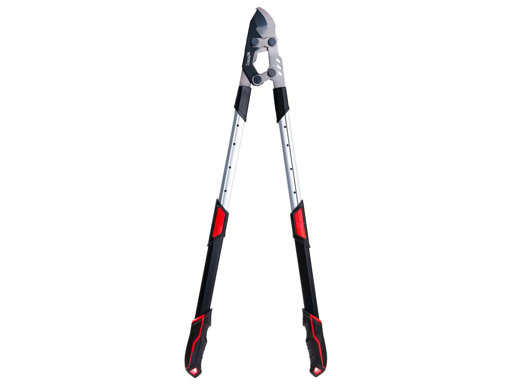 Telescopic branch pruner with ratchet and bypass blade 730–970 mm 65Mn PTFE