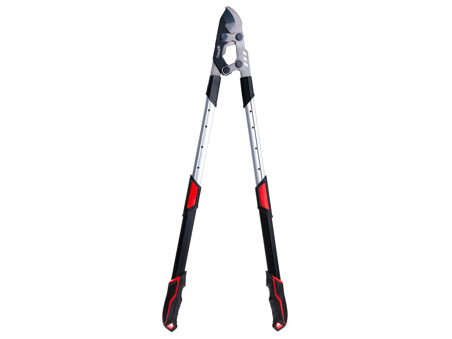 Telescopic branch pruner with ratchet and bypass blade 730–970 mm 65Mn PTFE