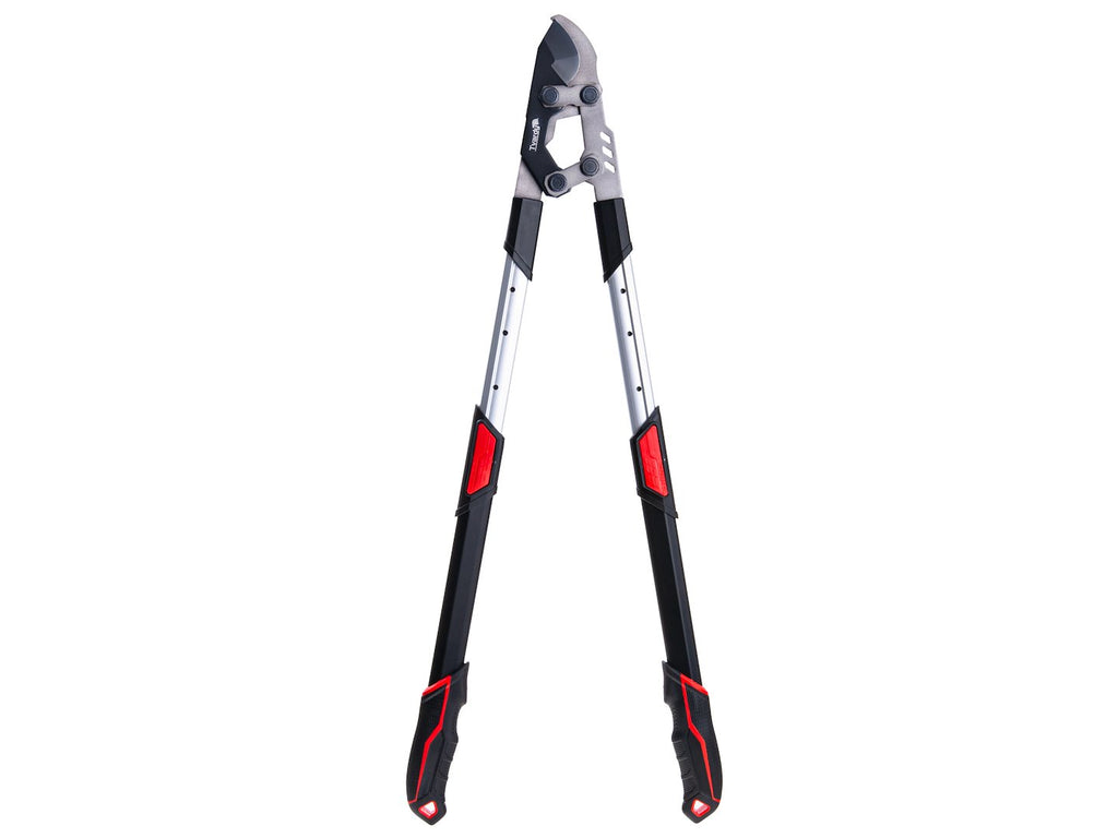 Telescopic branch pruner with ratchet and bypass blade 730–970 mm 65Mn PTFE