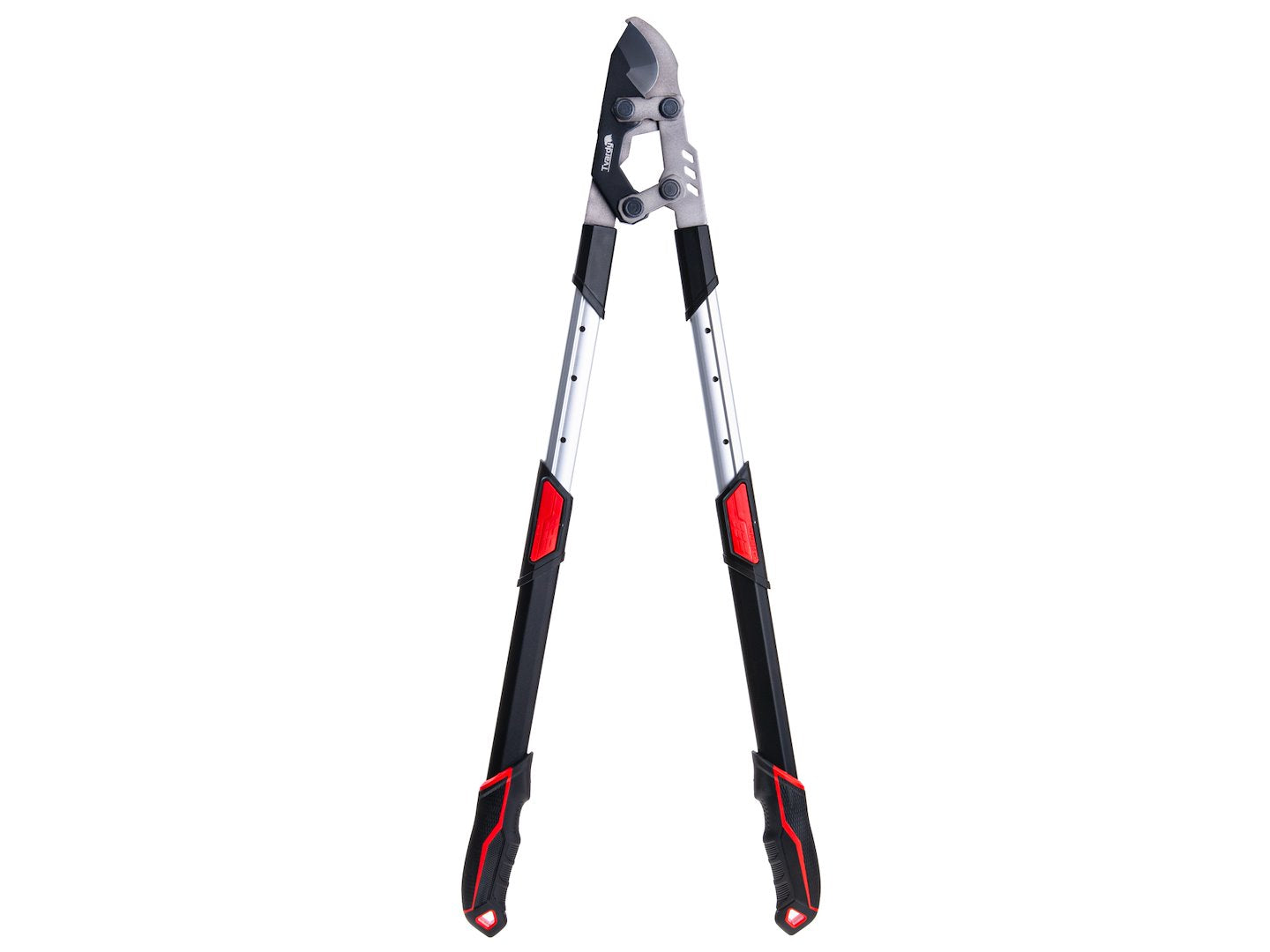 Telescopic branch pruner with ratchet and bypass blade 730–970 mm 65Mn PTFE
