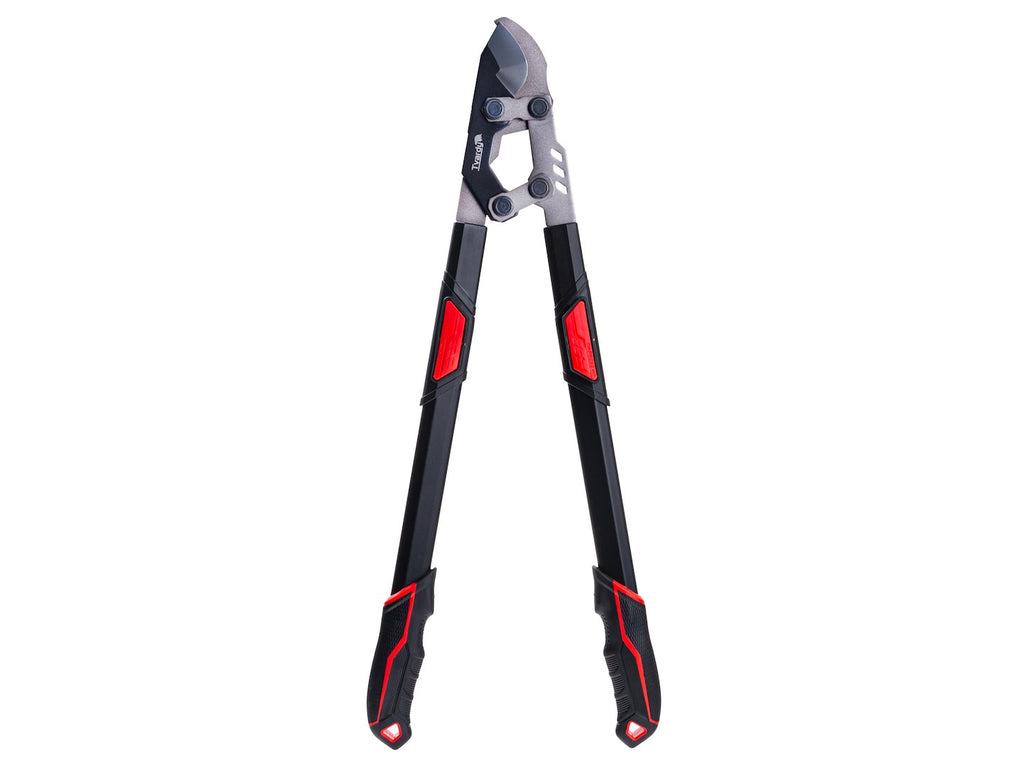 Telescopic branch pruner with ratchet and bypass blade 730–970 mm 65Mn PTFE