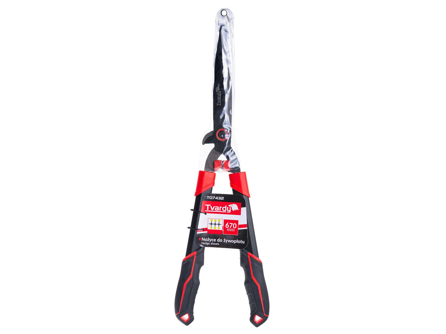 Hedge Shears with Wavy Blade, 670 mm, PTFE