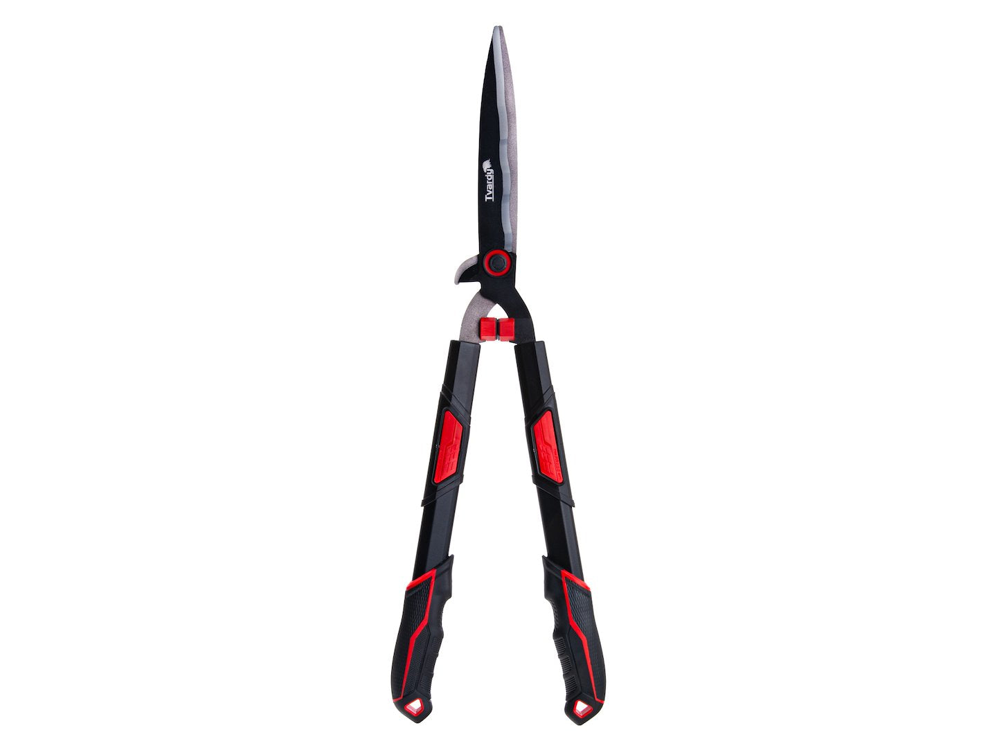 Telescopic hedge shears with wavy blade 735–865 mm, PTFE-coated