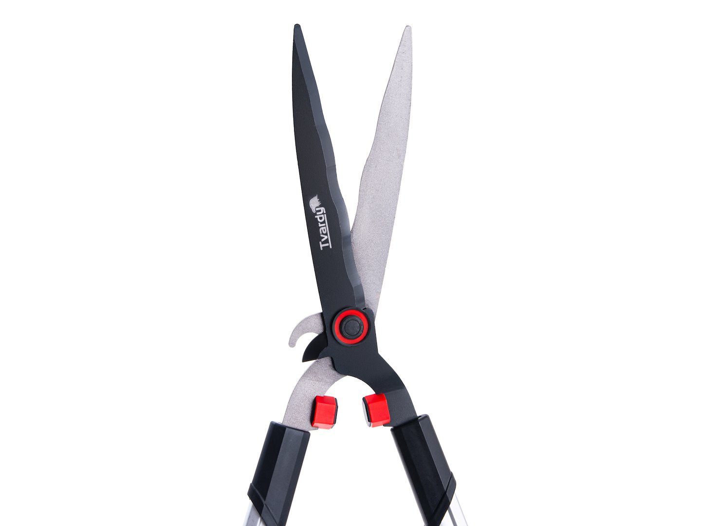 Telescopic hedge shears with wavy blade 735–865 mm, PTFE-coated