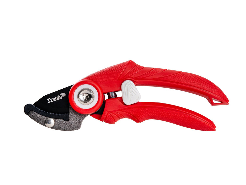 Garden pruner with anvil blade, 175 mm, SK5, PTFE