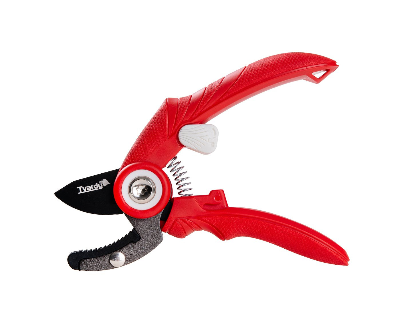 Garden pruner with anvil blade, 175 mm, SK5, PTFE