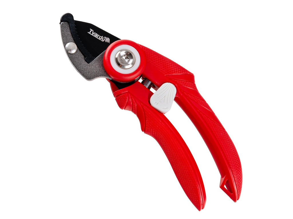 Garden pruner with anvil blade, 175 mm, SK5, PTFE