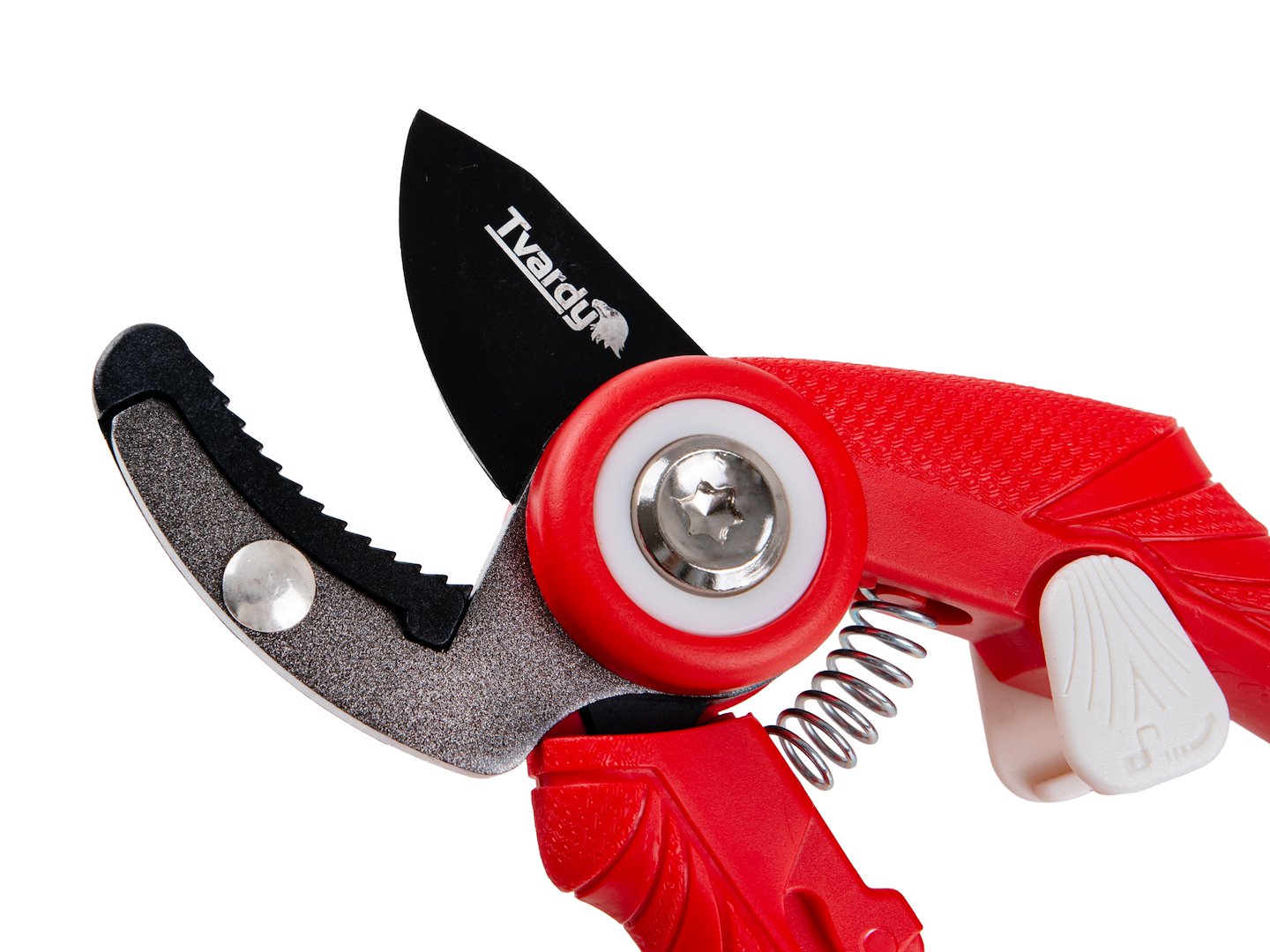 Garden pruner with anvil blade, 175 mm, SK5, PTFE