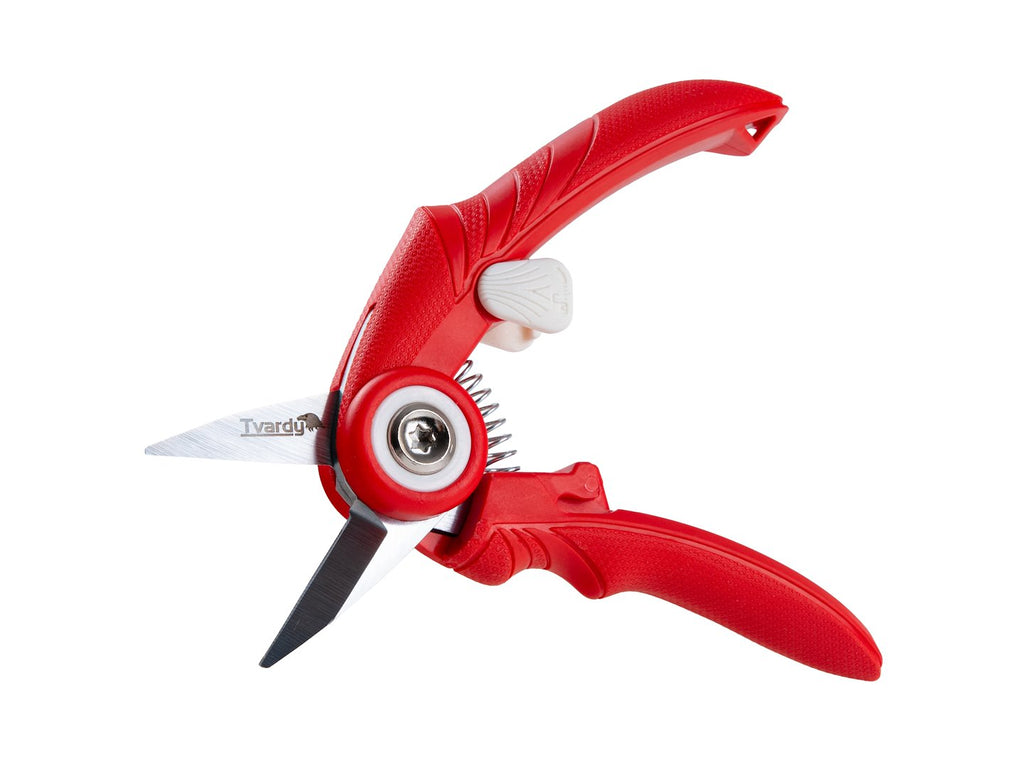 Straight garden pruner with bypass blade, 175 mm, SK5
