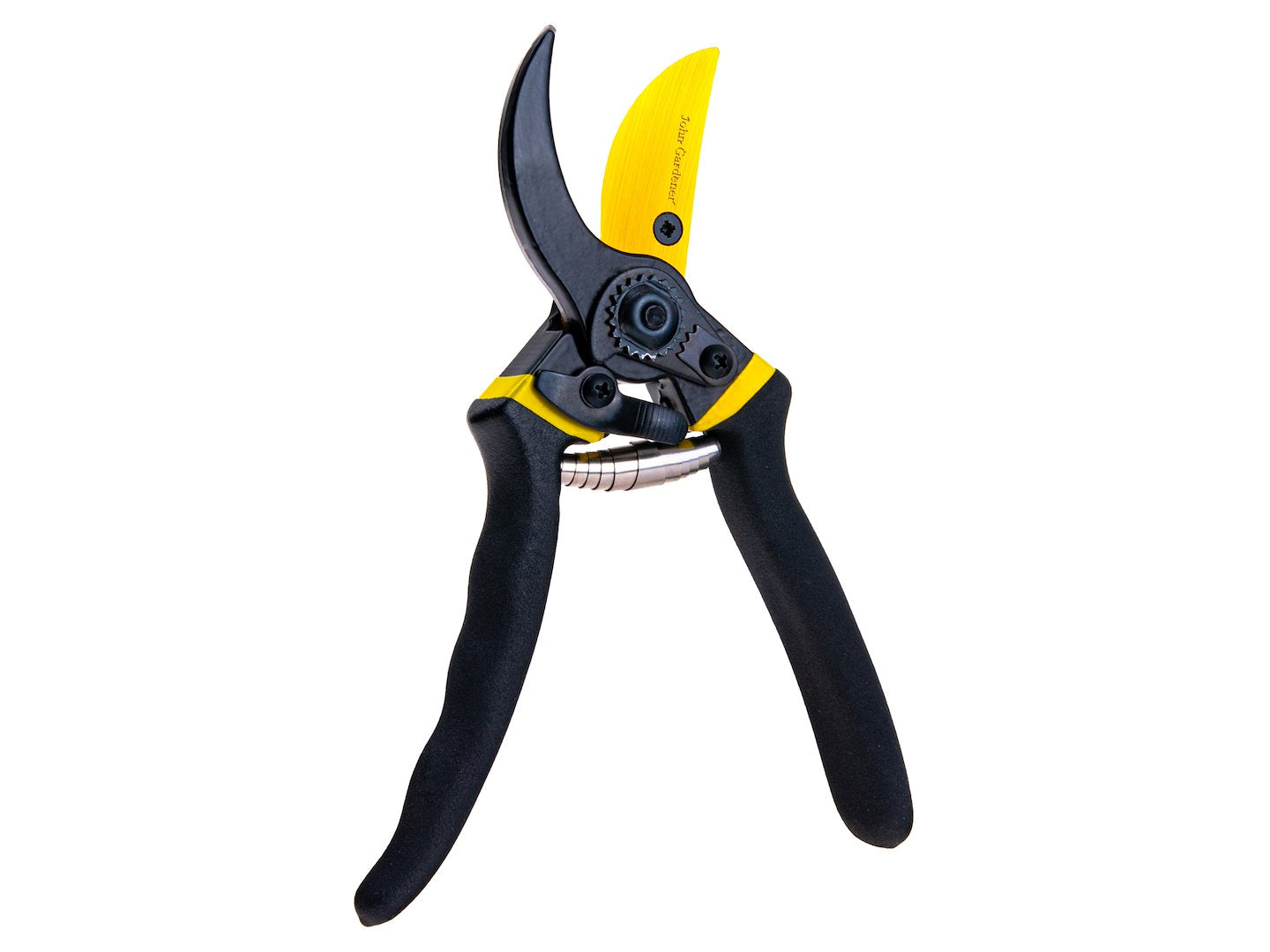 Garden pruner with bypass blade, 210 mm, 65Mn, anti-slip