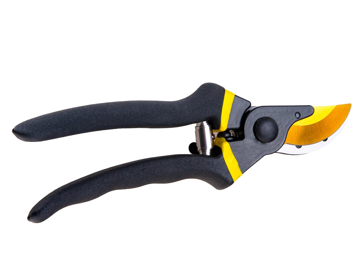 Garden pruner with bypass blade, 210 mm, 65Mn, anti-slip