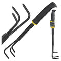 Three-pronged garden cultivator