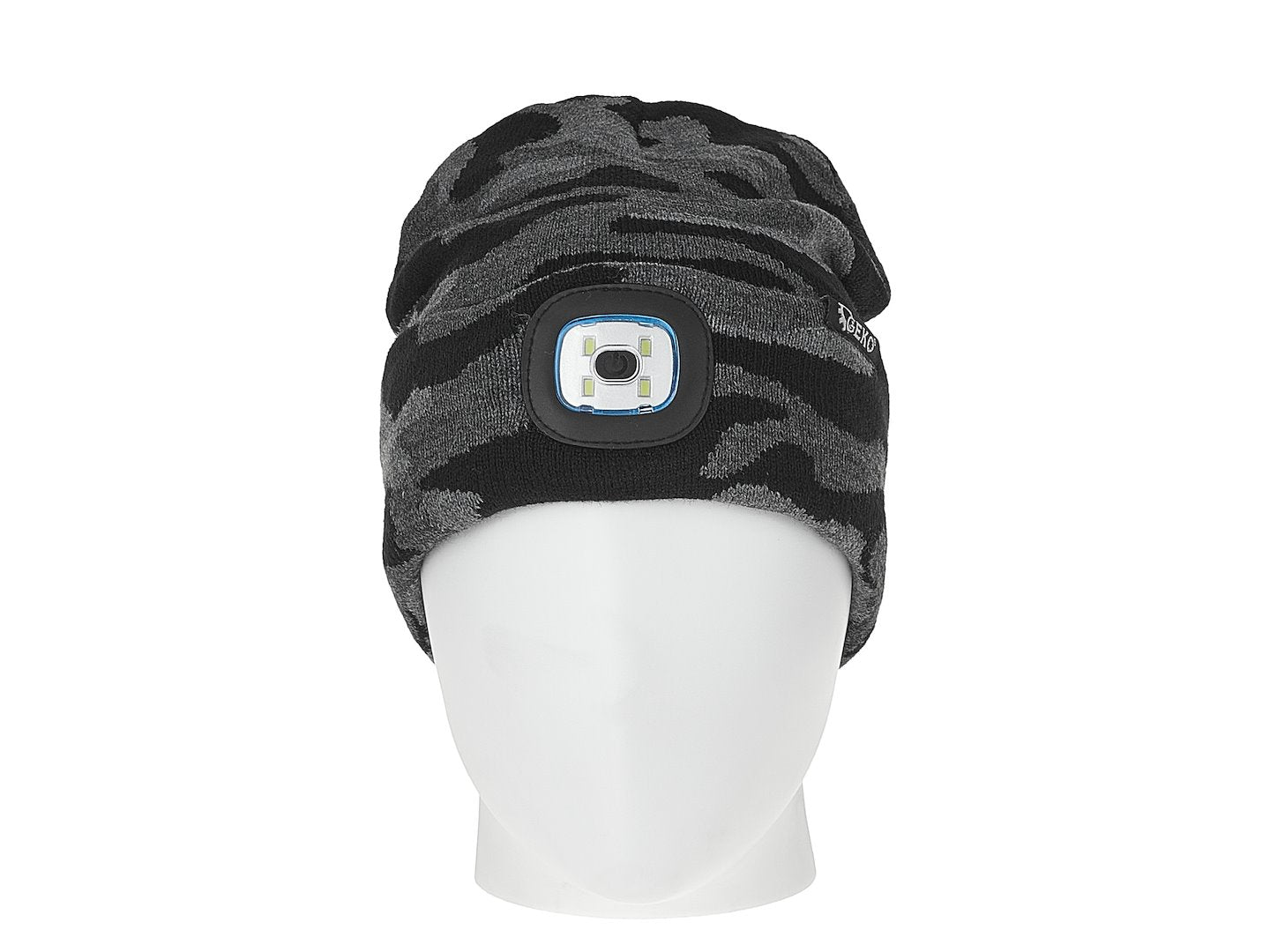 Rechargeable LED Head Light Winter Hat (Camouflage)