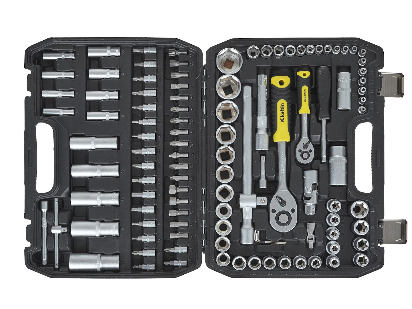 108 pcs socket set (1/4" & 1/2")