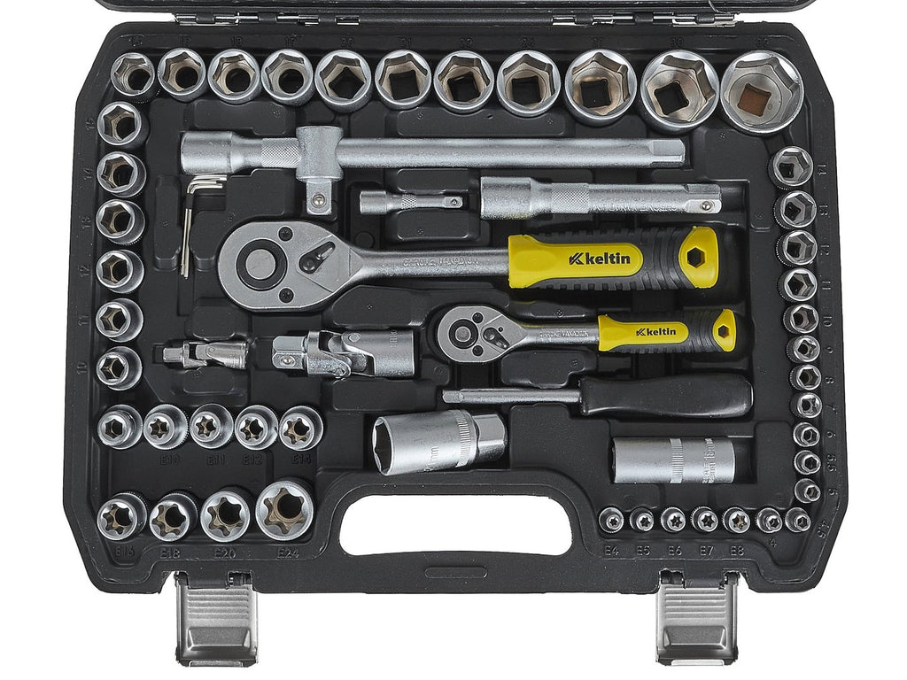 108 pcs socket set (1/4" & 1/2")