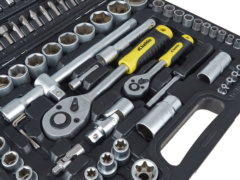 108 pcs socket set (1/4" & 1/2")