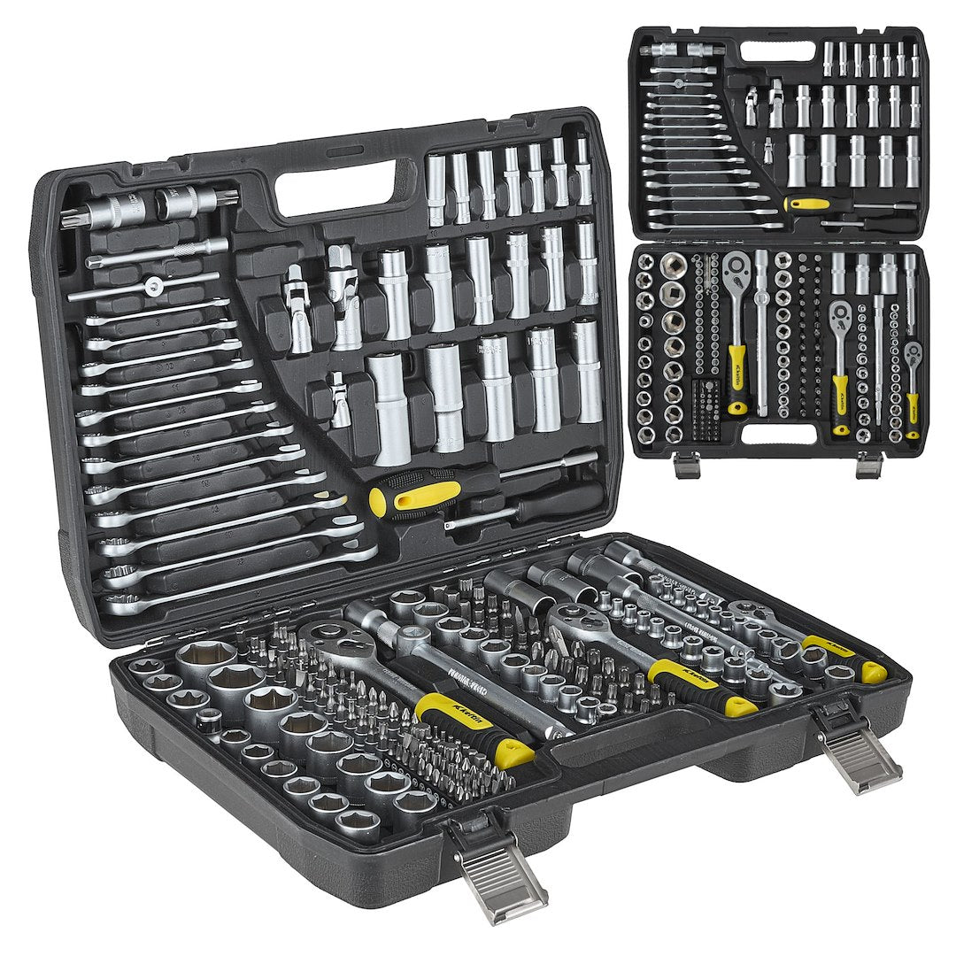 216-piece socket set (1/4\", 3/8\" & 1/2\")