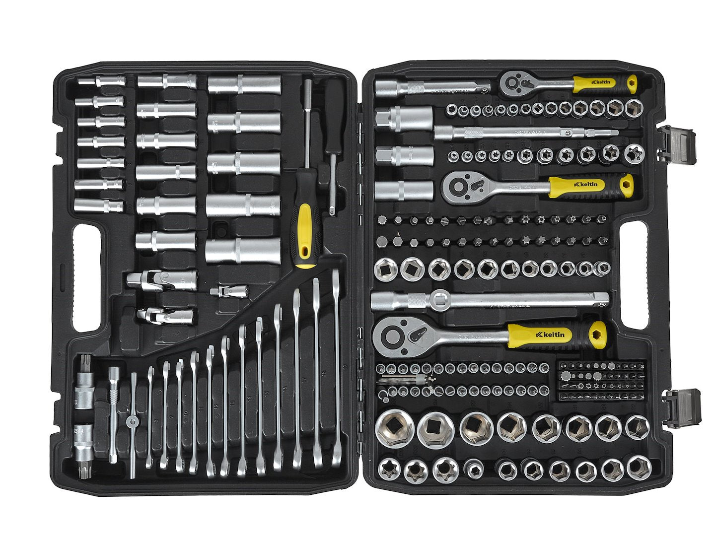 216-piece socket set (1/4\", 3/8\" & 1/2\")