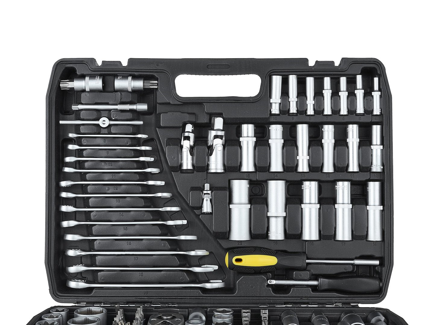 216-piece socket set (1/4\", 3/8\" & 1/2\")