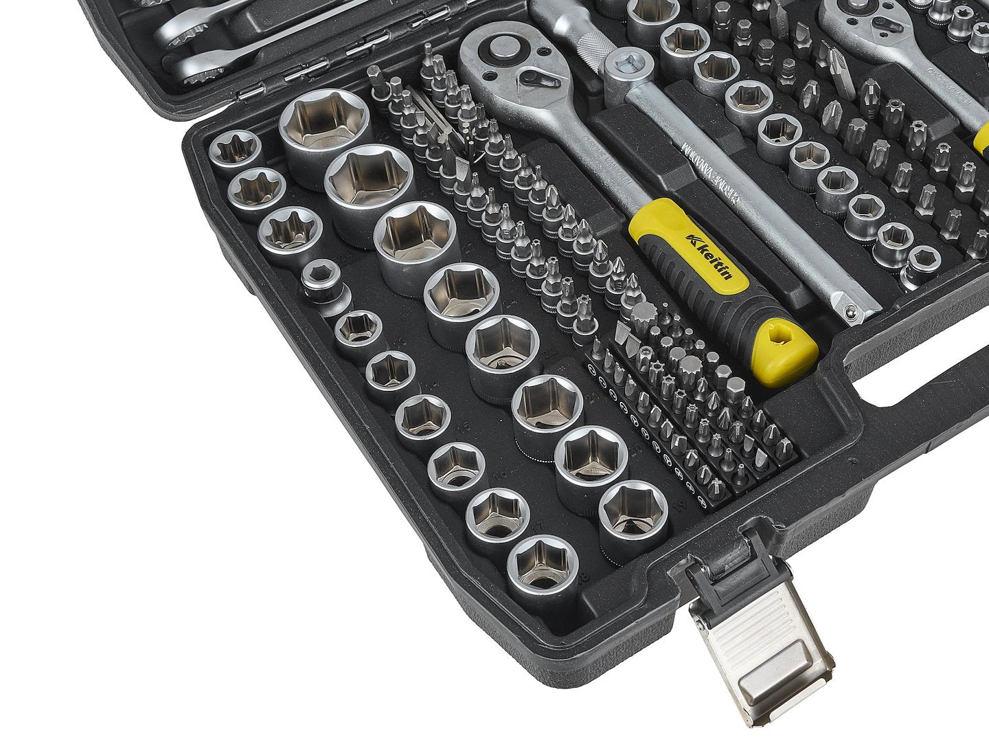 216-piece socket set (1/4\", 3/8\" & 1/2\")