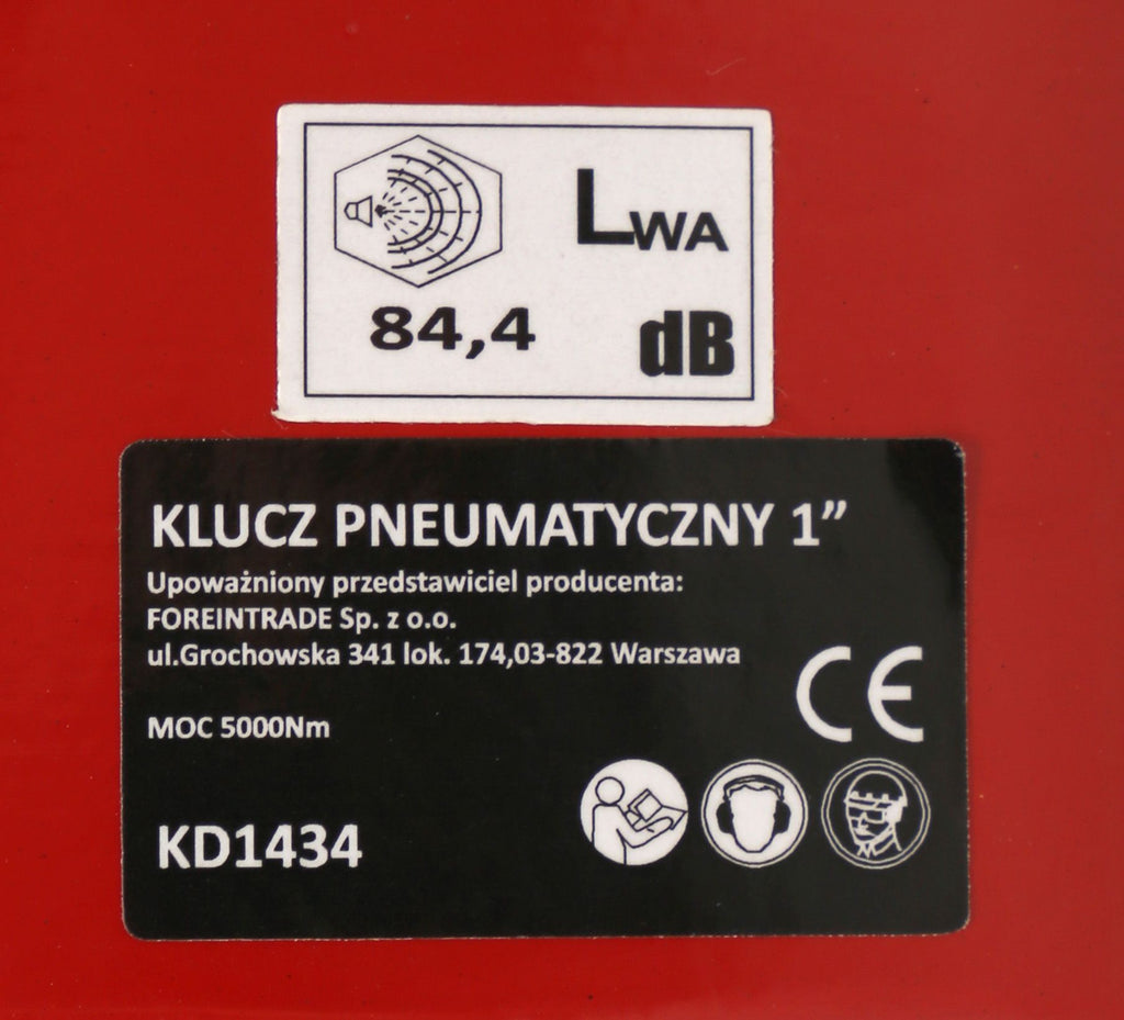 PNEUMOONILINE MÕJUKEERMEVÕTI 1" 7000Nm + KOHVER KD1434