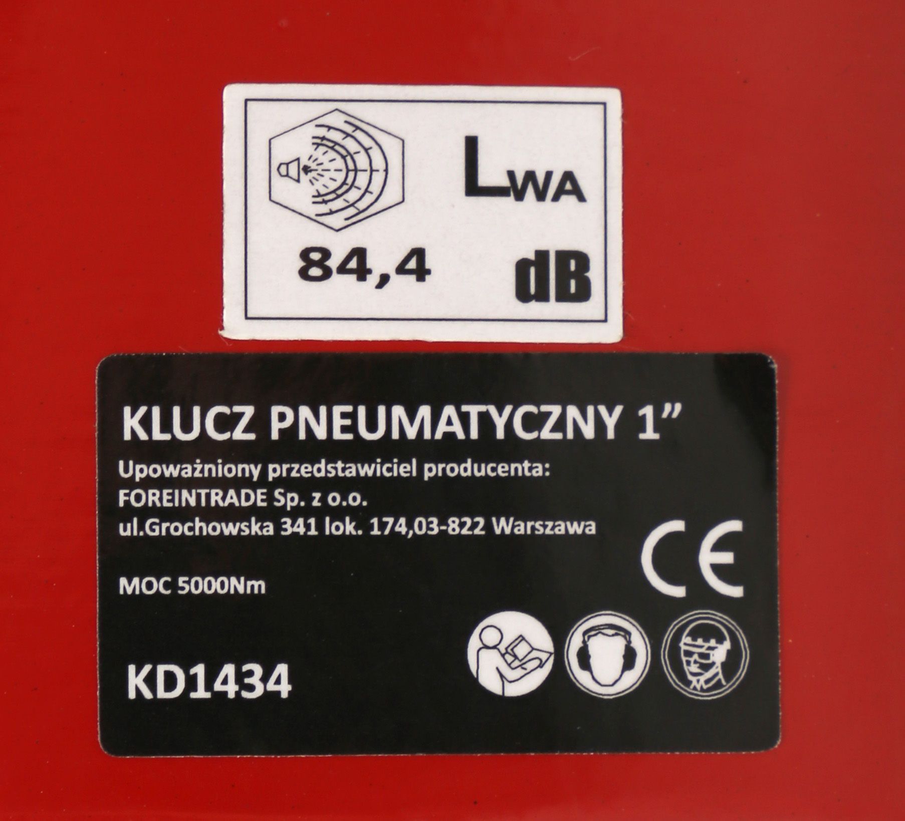 PNEUMOONILINE MÕJUKEERMEVÕTI 1" 7000Nm + KOHVER KD1434