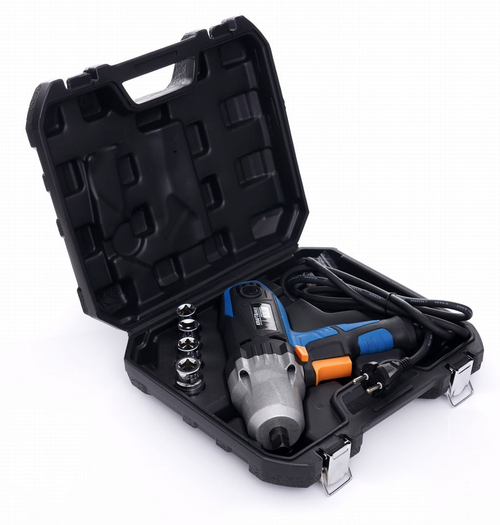 Electric impact wrench 1/2" + case + sockets KD1796