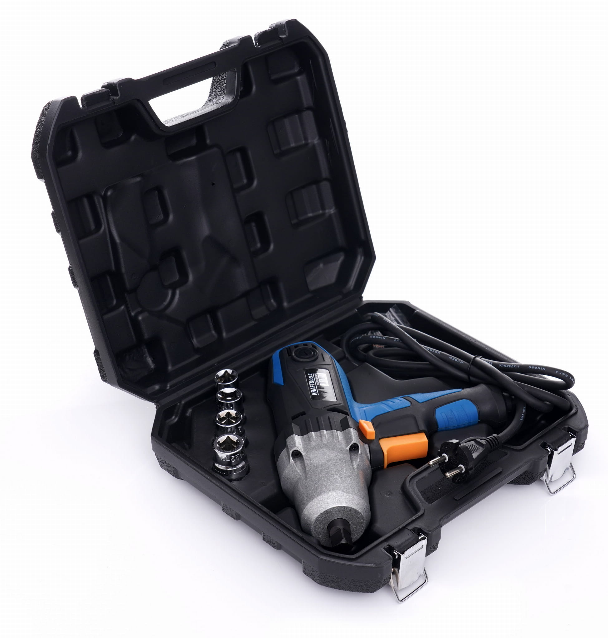 Electric impact wrench 1/2" + case + sockets KD1796