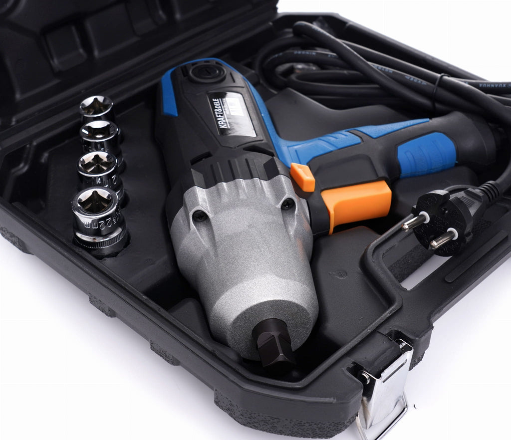 Electric impact wrench 1/2" + case + sockets KD1796