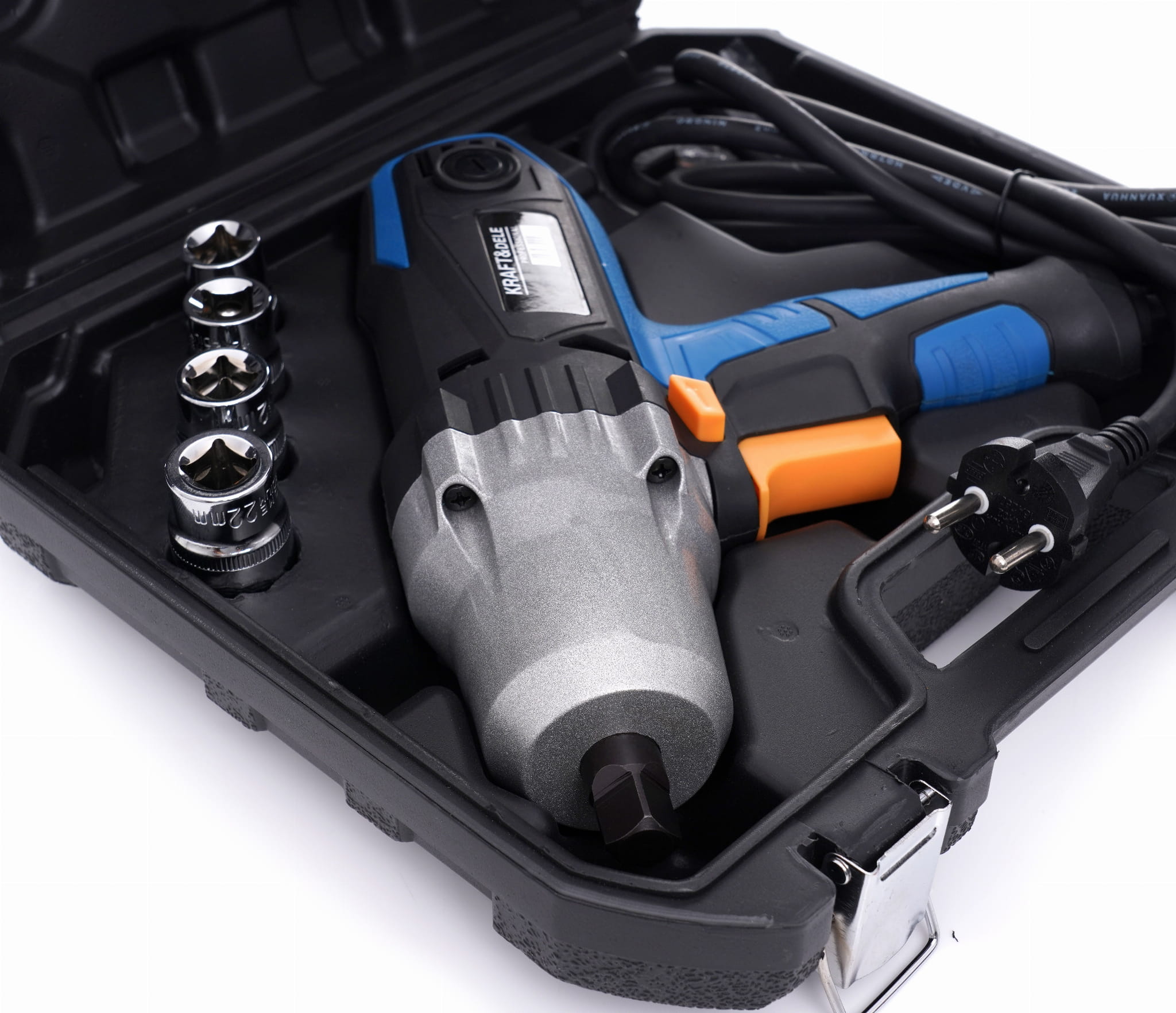 Electric impact wrench 1/2" + case + sockets KD1796