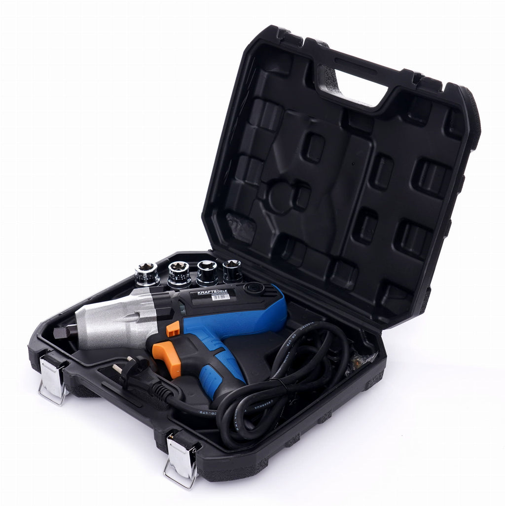 Electric impact wrench 1/2" + case + sockets KD1796