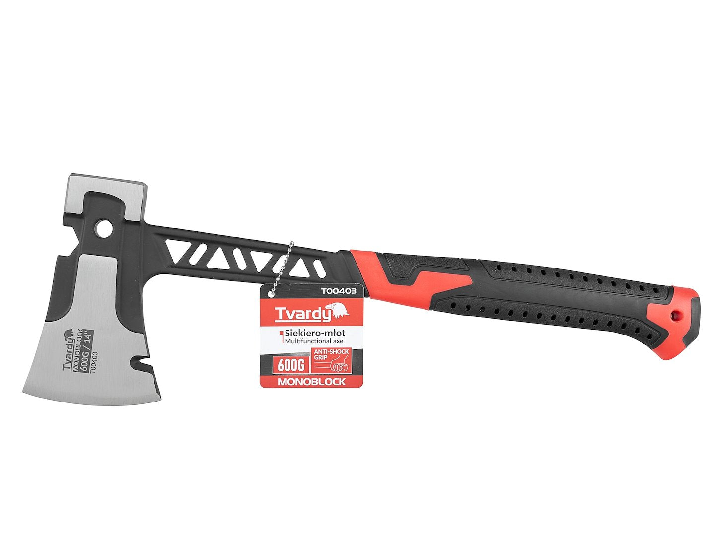 ANTI-SHOCK MONOBLOCK Multifunctional Axe, 600 g