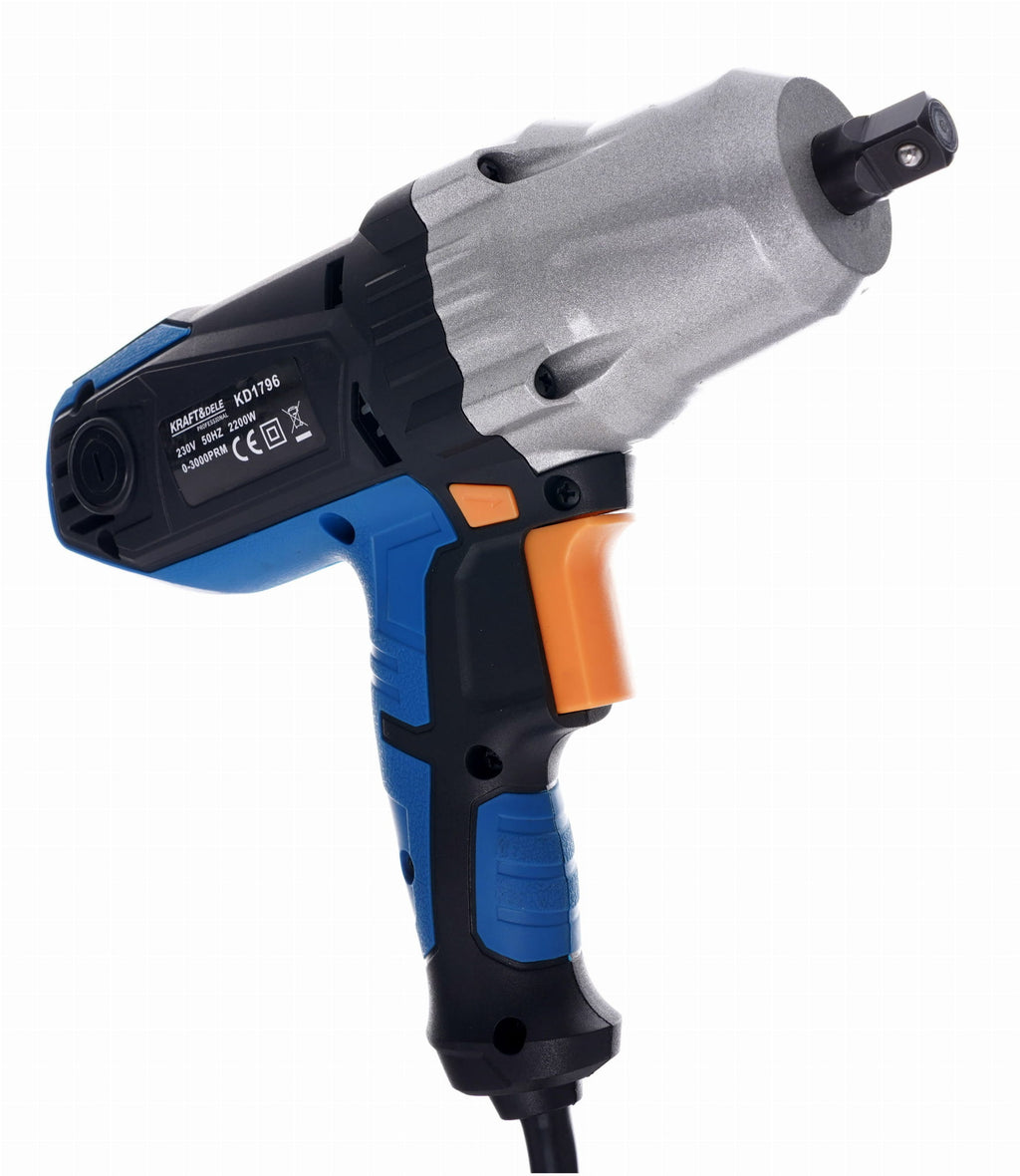 Electric impact wrench 1/2" + case + sockets KD1796