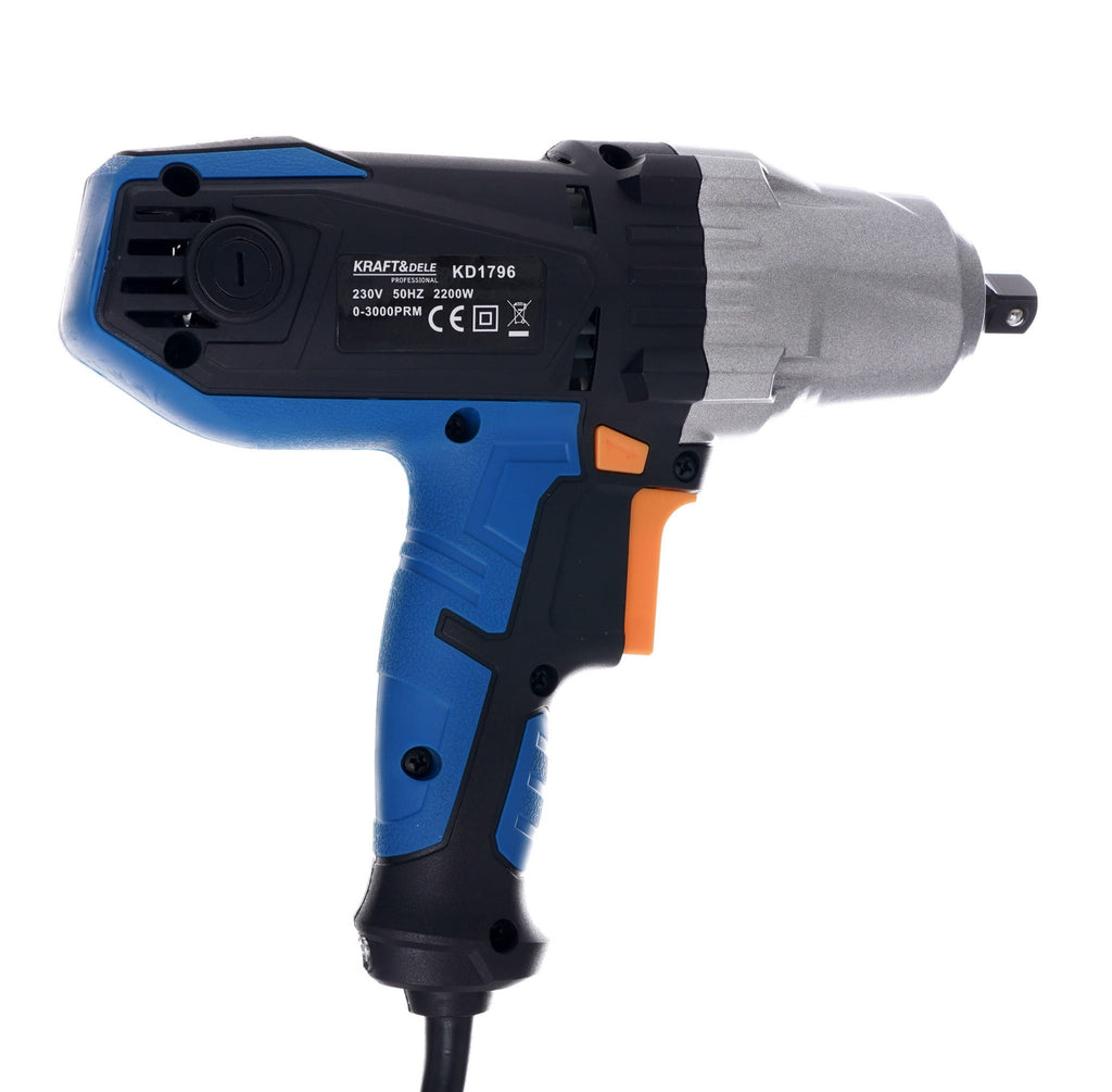 Electric impact wrench 1/2" + case + sockets KD1796