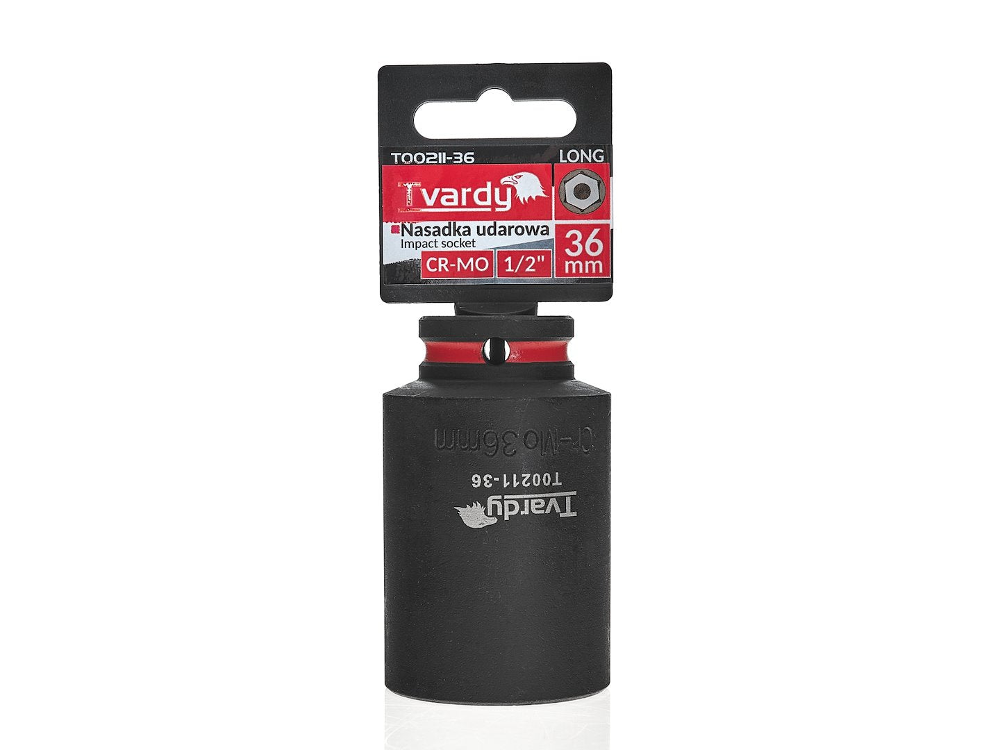 Deep impact socket 1/2" 6PT 36 mm CR-MO