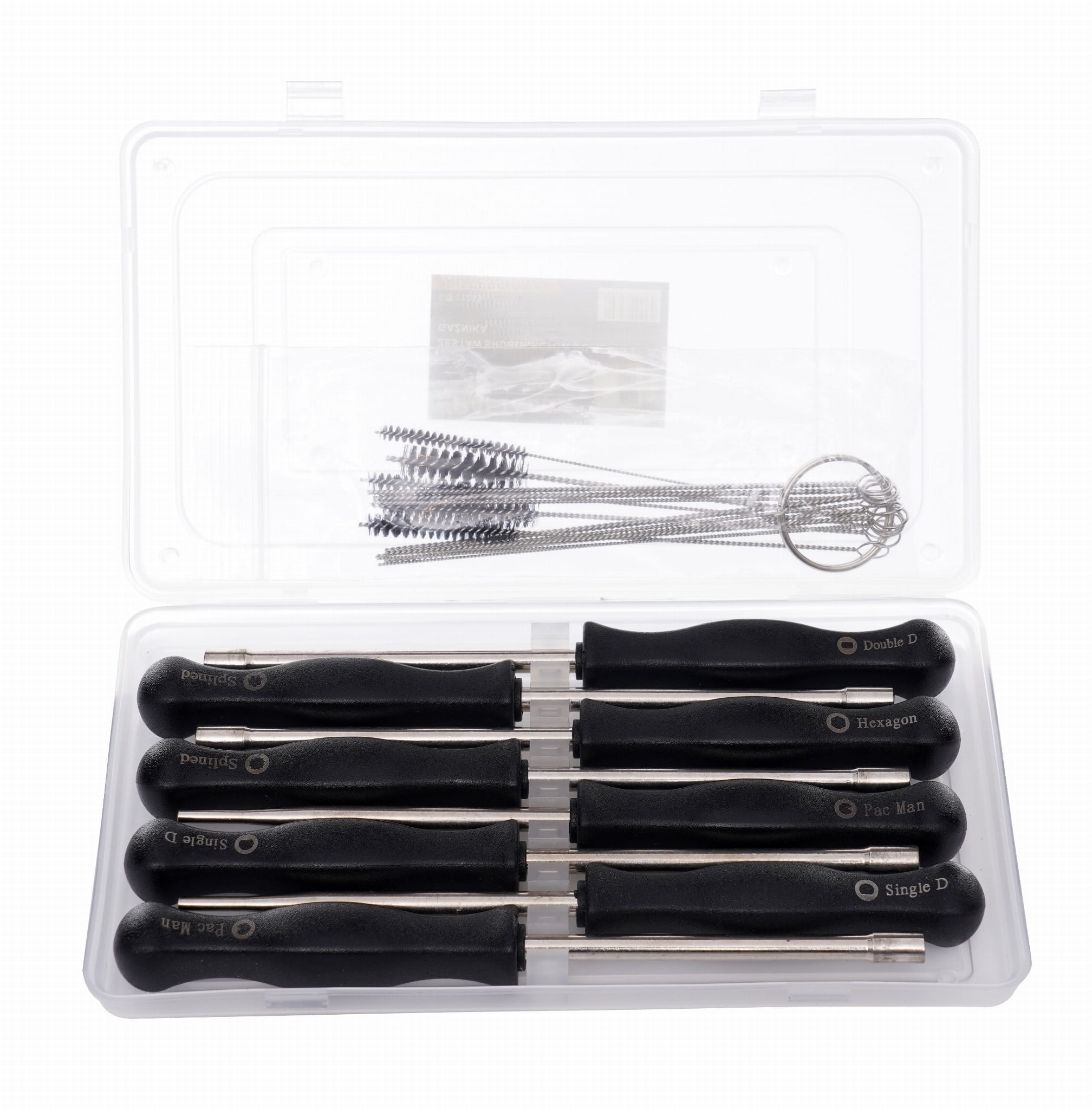 CARBURETOR ADJUSTMENT KEYS 8PCS + BRUSHES KD11245