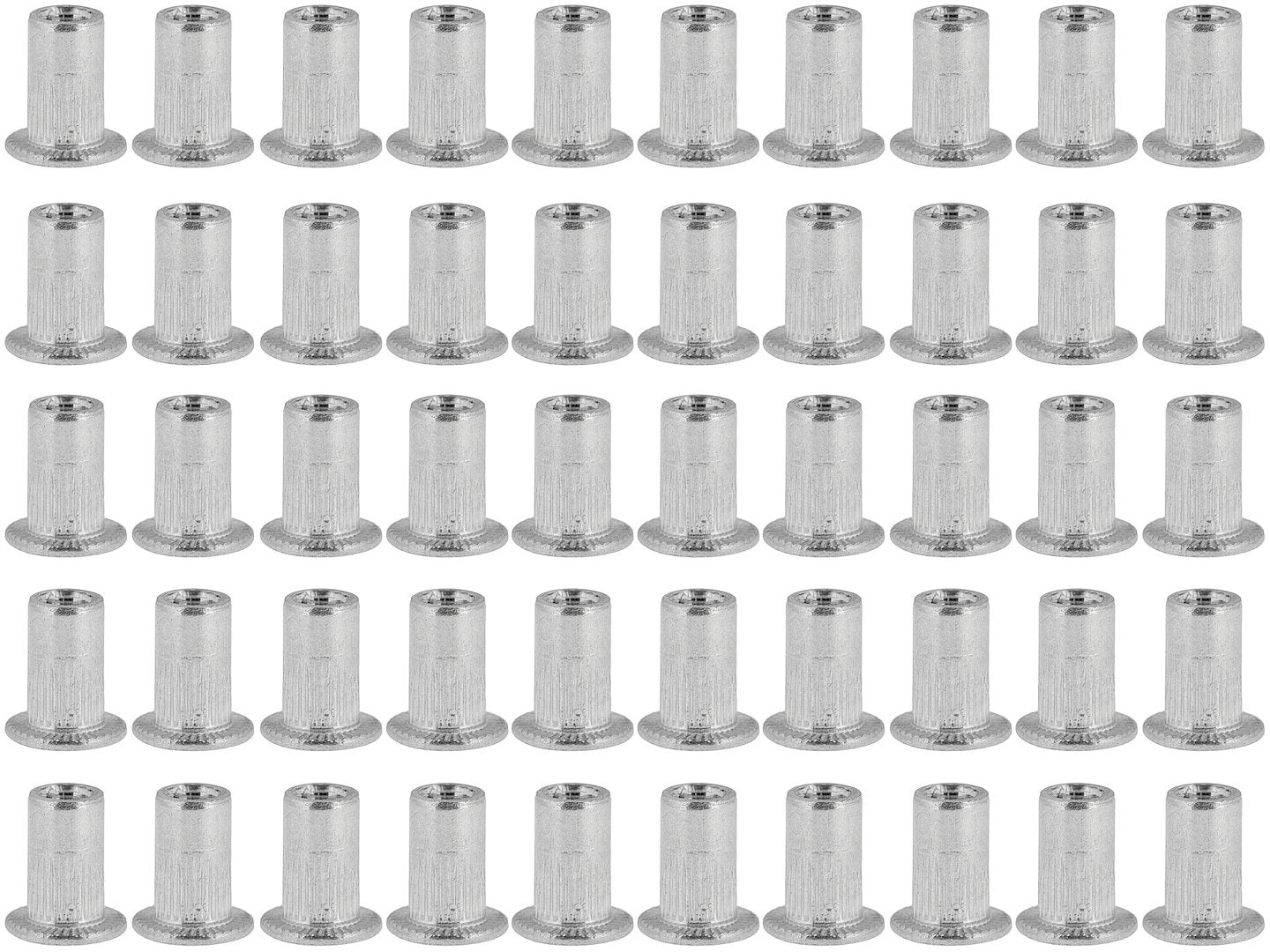 50 pcs M3 0.5-1.5 aluminium rivet nuts set