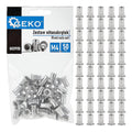 50 pcs M4 0.5-2.0 aluminium rivet nut set