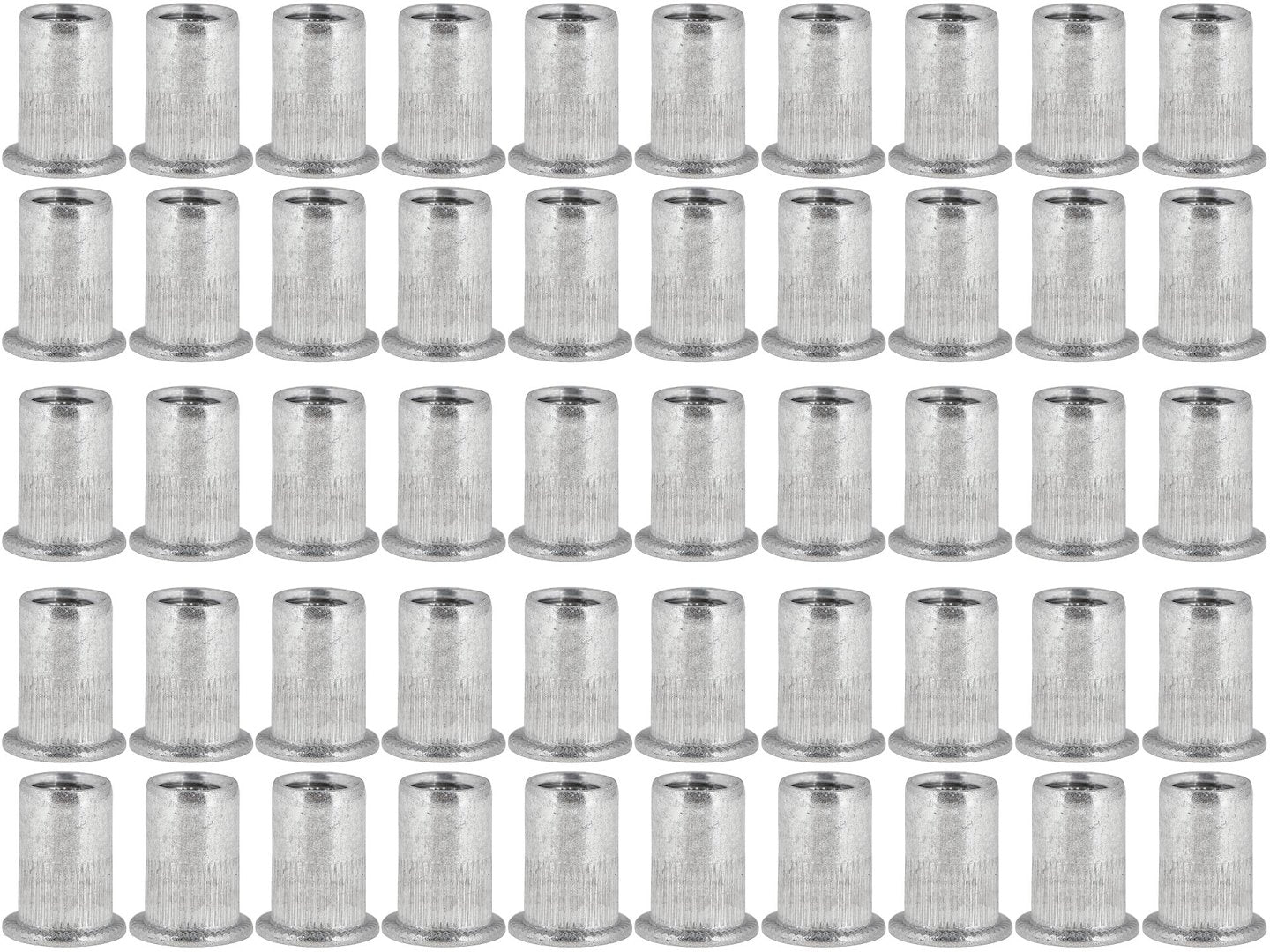 50 pcs M10 1.0-3.5 aluminium rivet nuts set