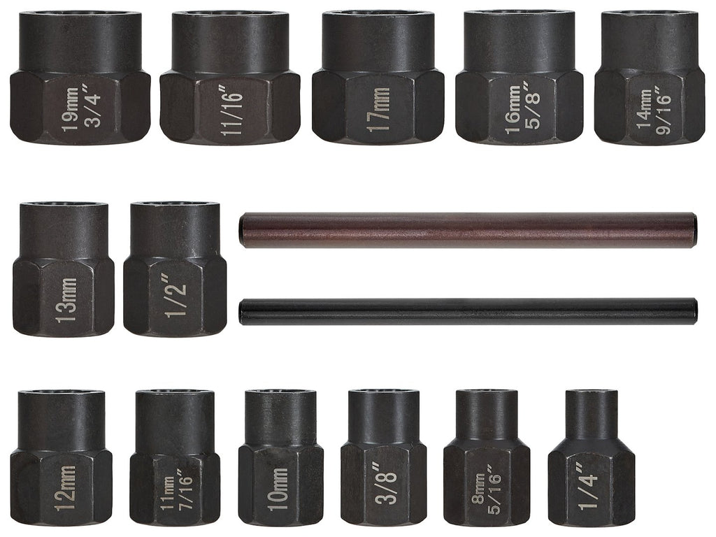 15-piece 6-19 mm Bolt Extractor Set