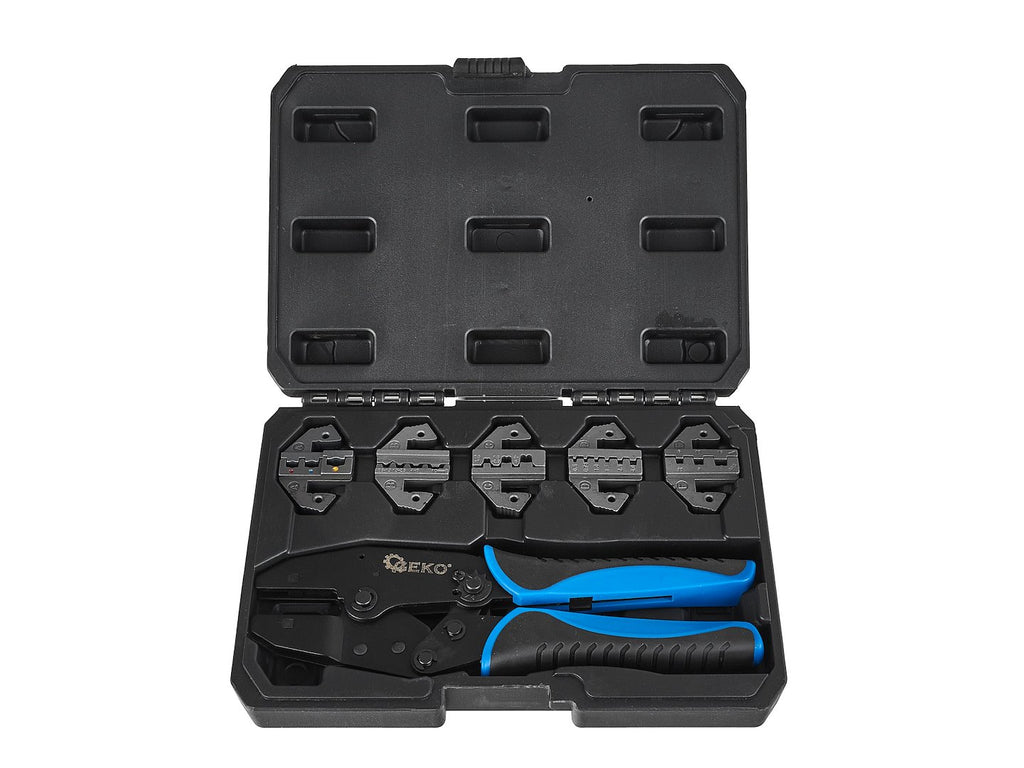 Crimping Pliers with 5 Replaceable Jaws