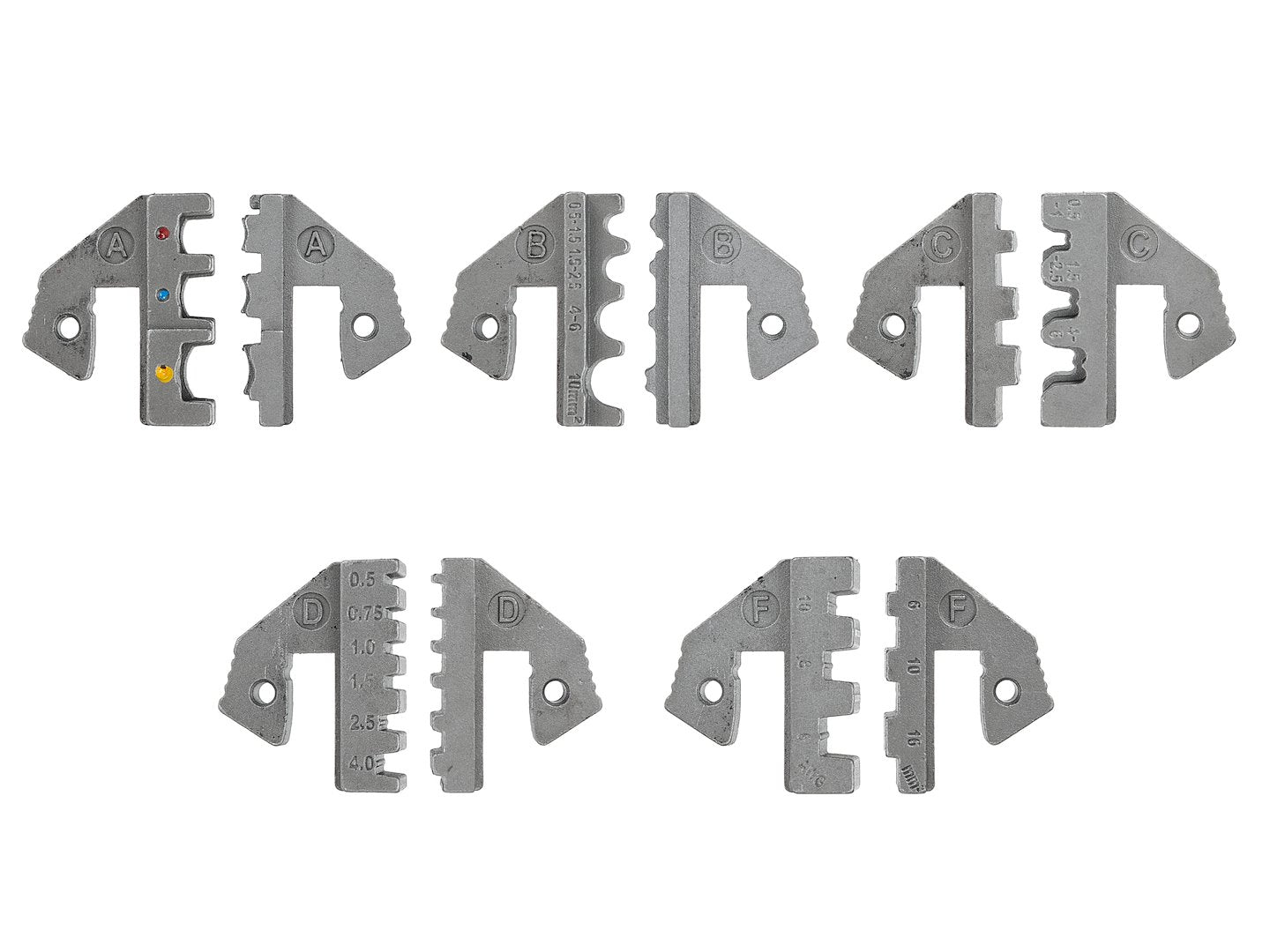 Crimping Pliers with 5 Replaceable Jaws