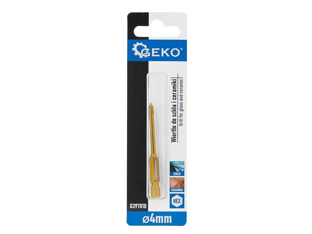 Drill for glass and ceramic, 4 mm, HEX