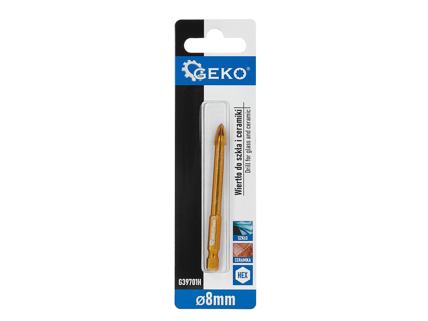 8 mm HEX Drill for Glass and Ceramic