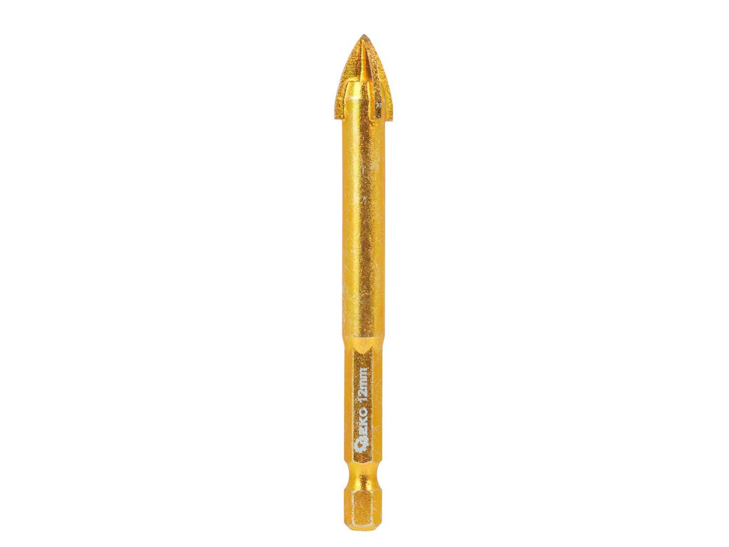 Drill for glass and ceramic, 12 mm HEX